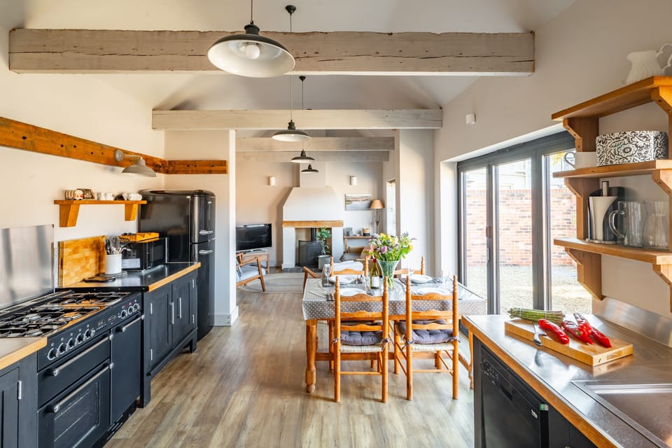 The Old Butcher's Stores, Heacham: Bright, fresh open-plan living