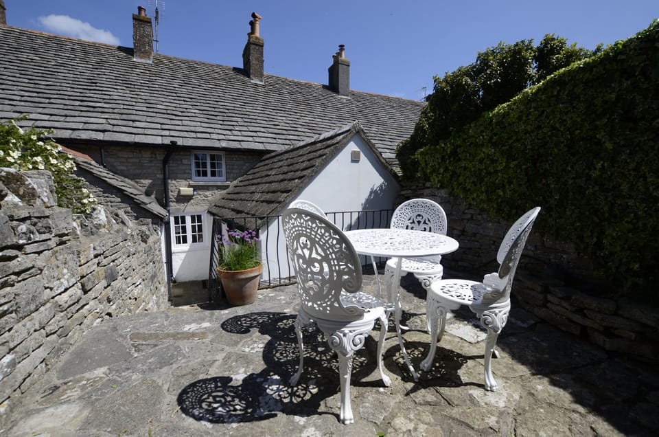 South facing rear patio garden