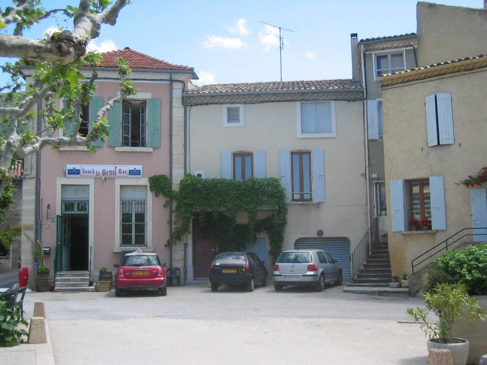 Village square and bistro