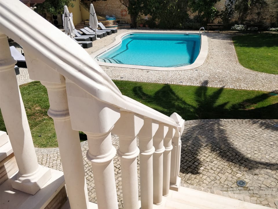 Stairway to pool heaven