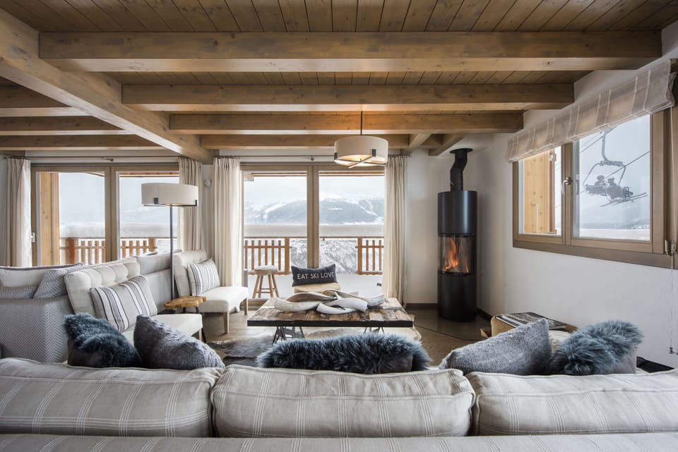 Sitting Area with Wood Burner