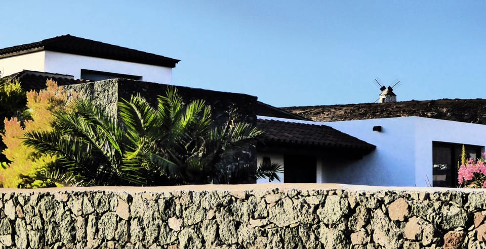 Exterior of the villa