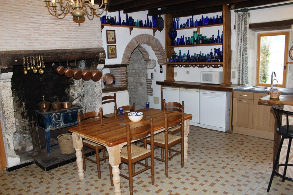 Farmhouse fireplace