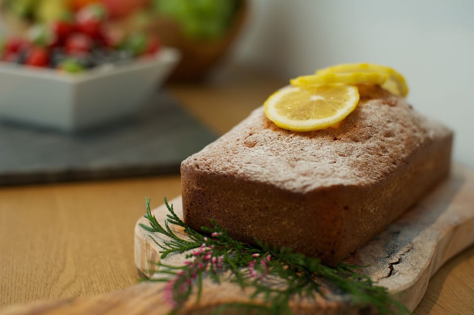 In the winter there will be fresh homemade cake to greet you