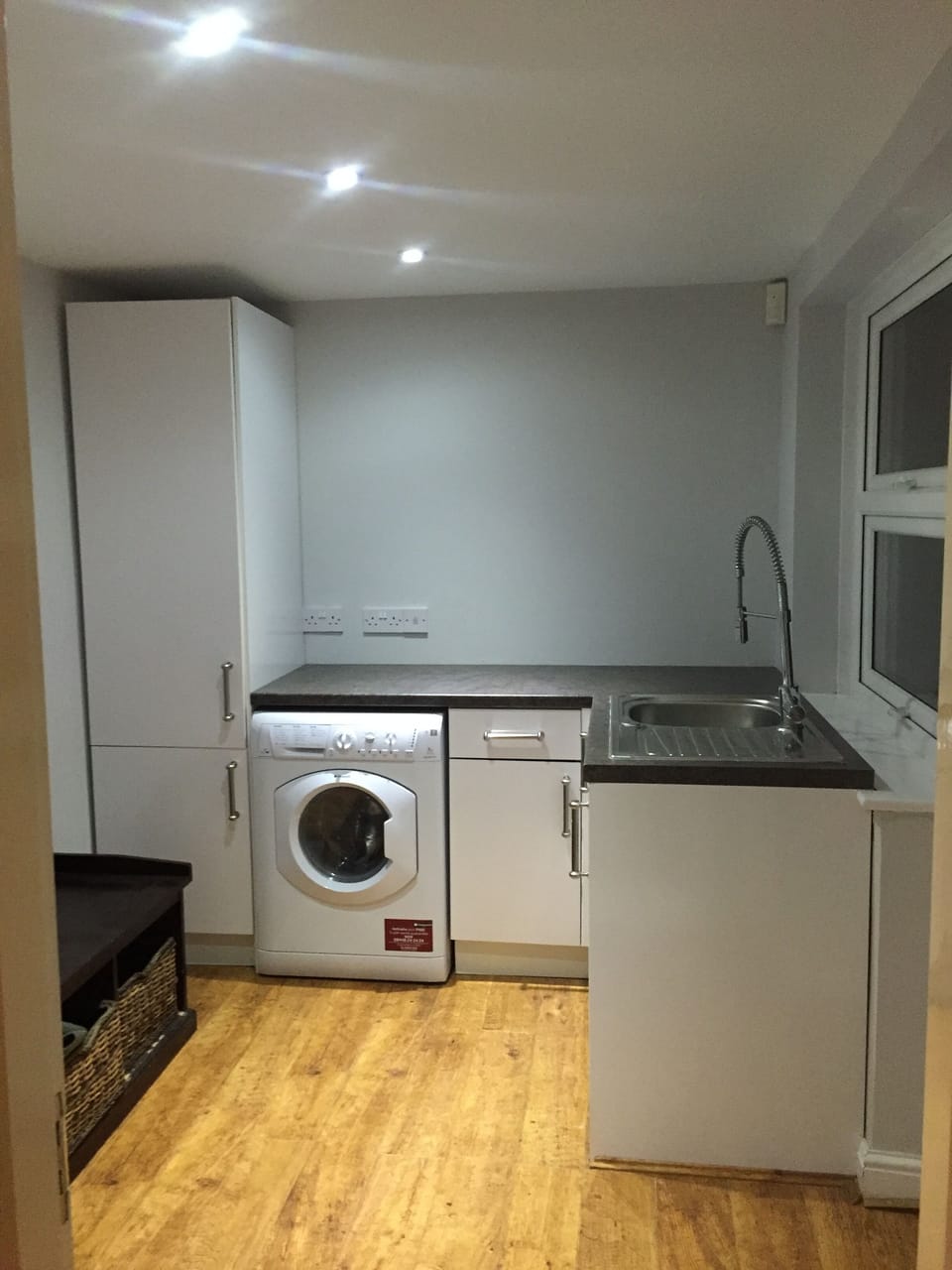 Lower ground floor utility room