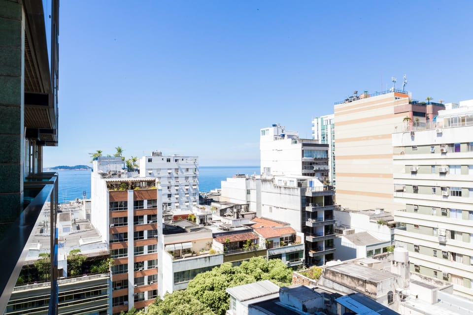 View from one of the apartment balconies