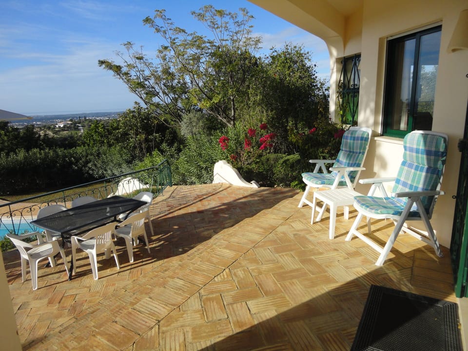 Choice of alfresco dining terraces with relaxing views
