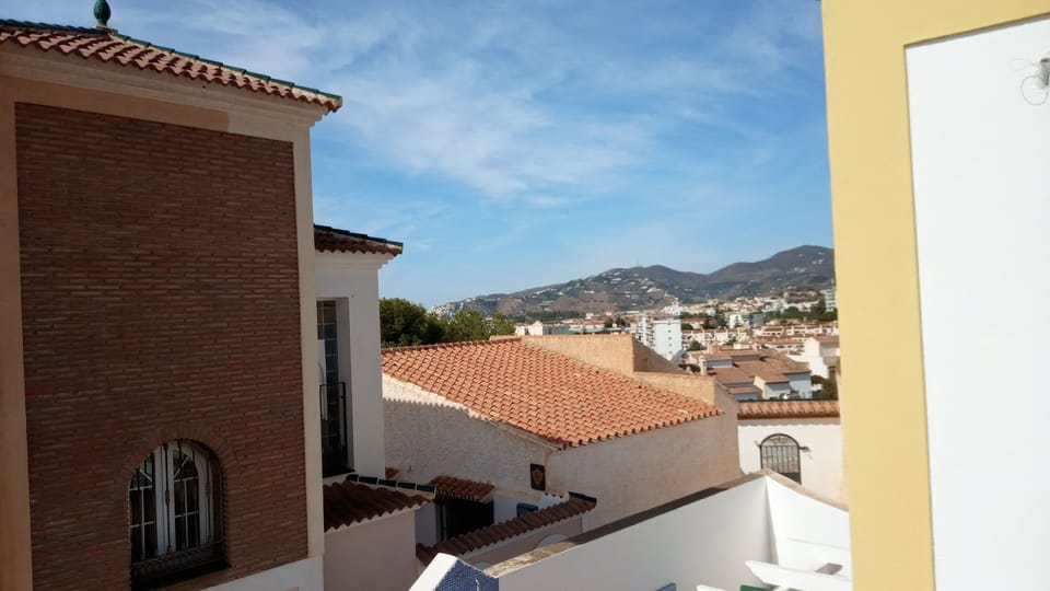 View from the back of the top terrace across Nerja