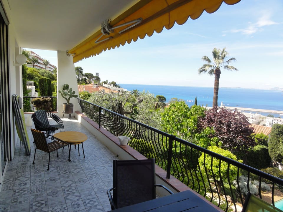 View from the sea side terrace : on your left