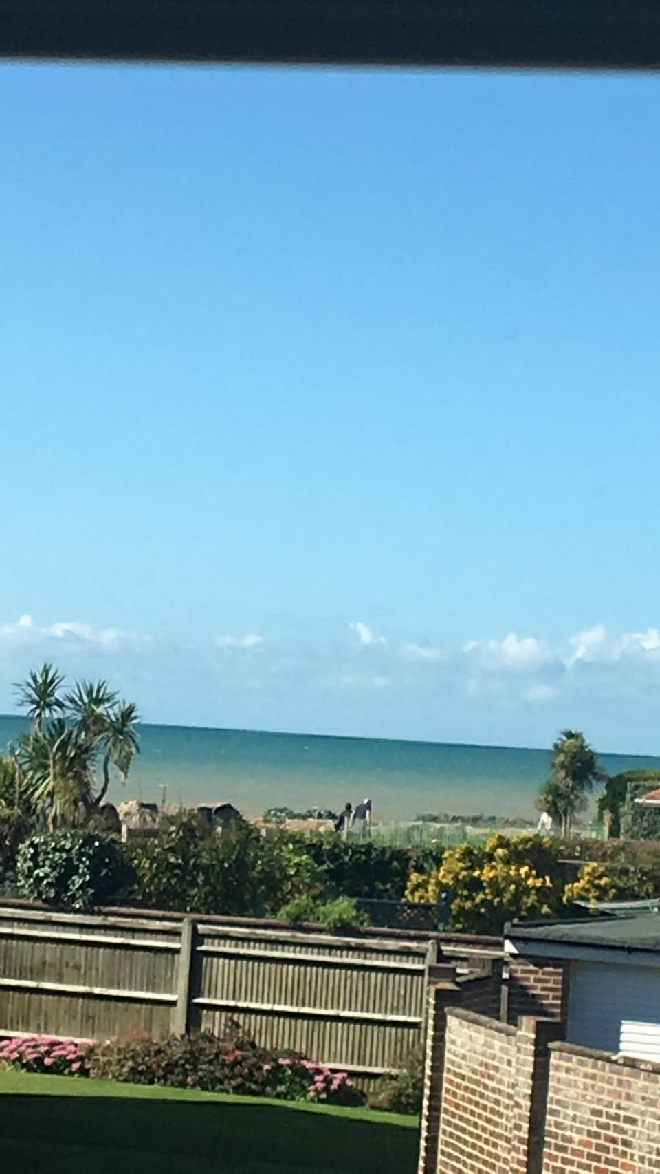 Side sea view from the lounge. 