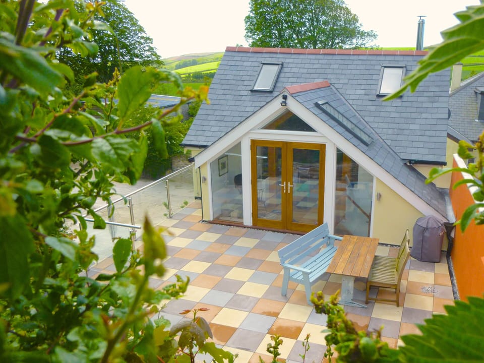 The secluded and totally private terrace is a real sun trap