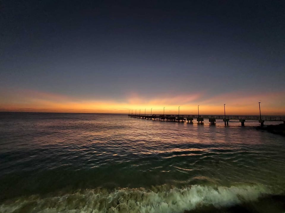 Speightstown at sunset.
