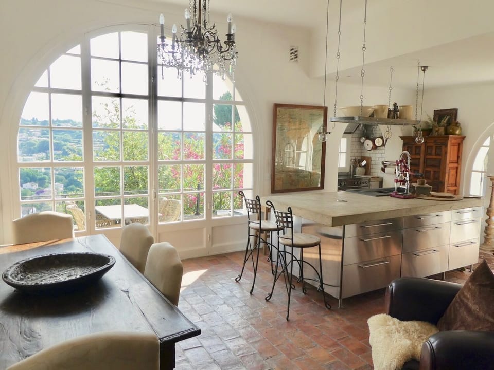 kitchen bar view