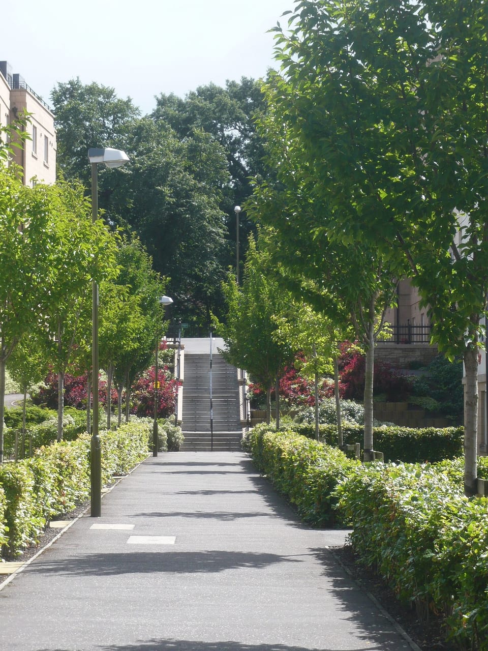 Pathway outside the apartment
