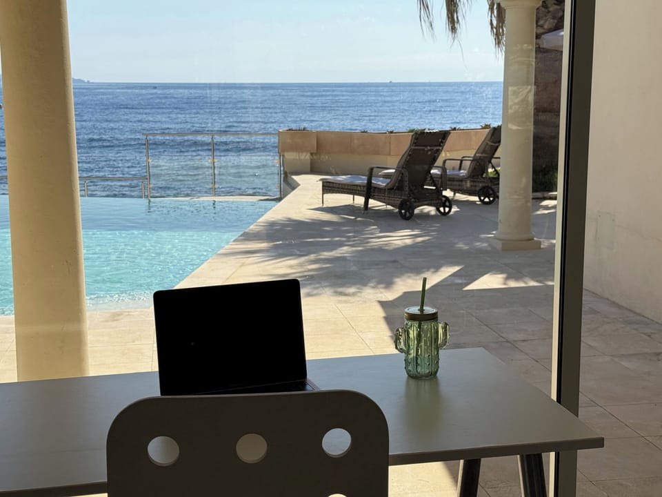 view from the little office
