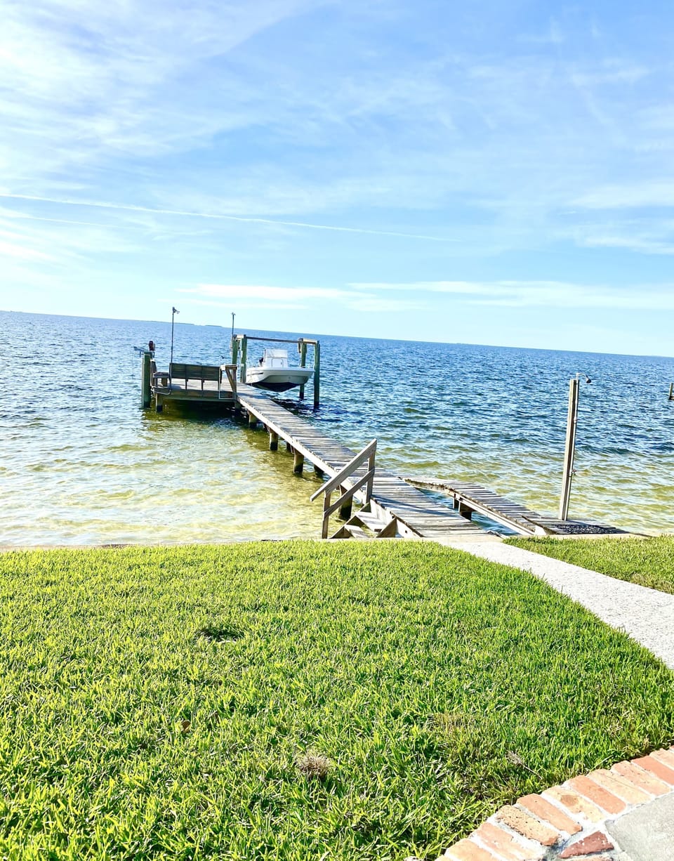 Own dock right outback that keeps young ones busy all day fishing!! ;-)
