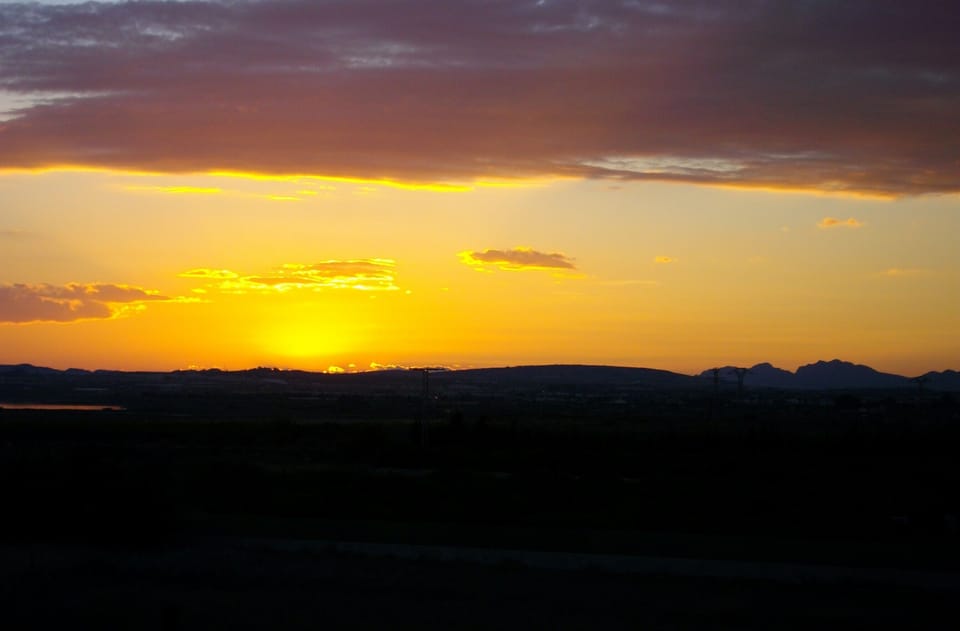 Sunrise from the beach