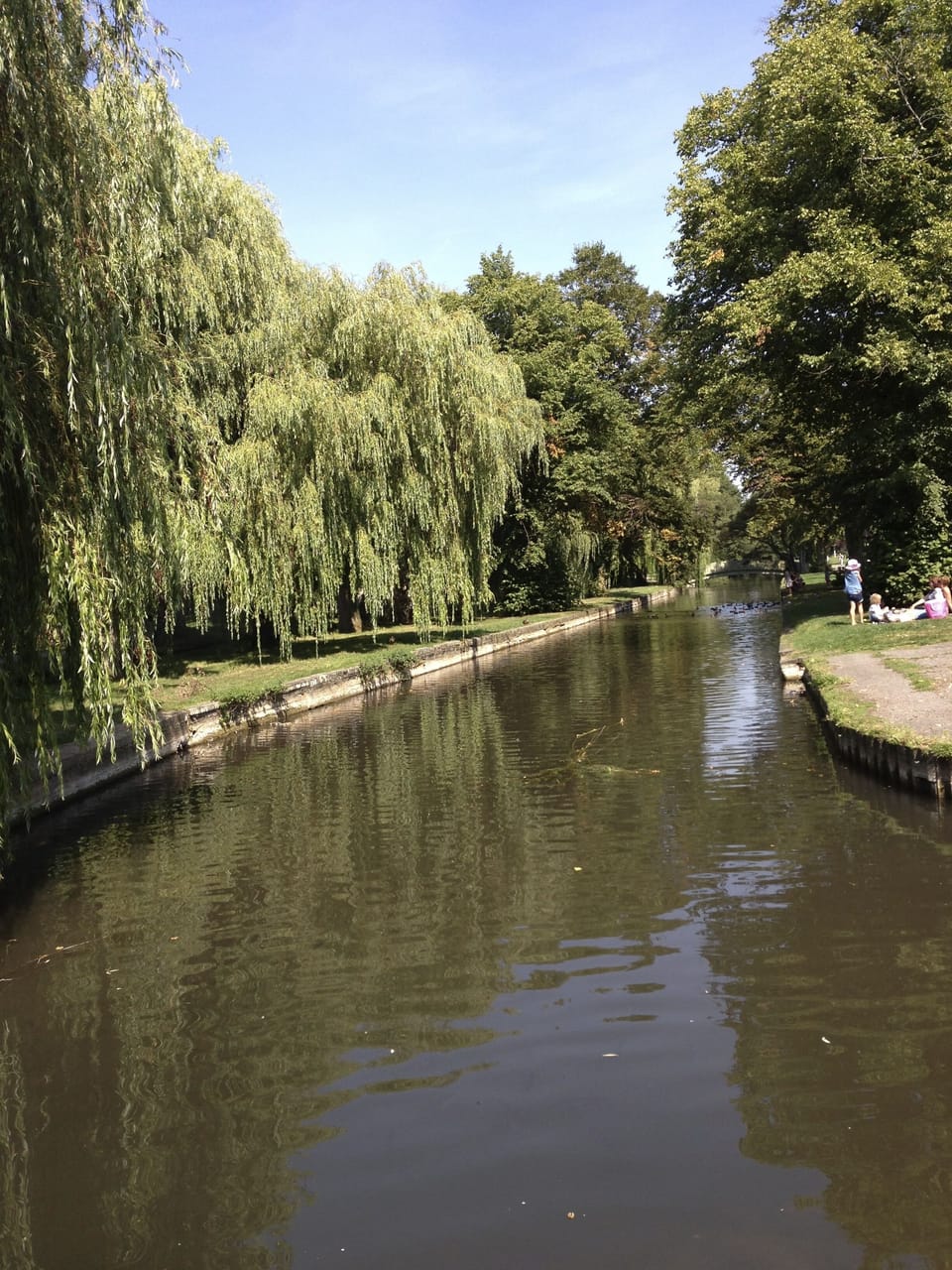 river at end of road