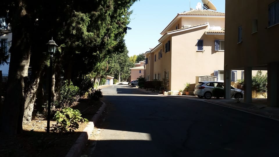 Rear Area of Townhouses