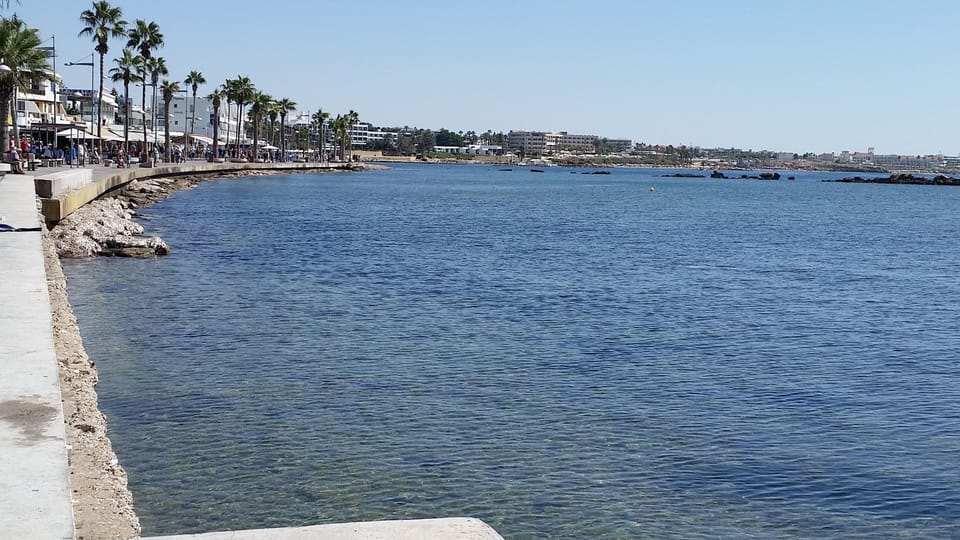 Harbour area towards main promenade