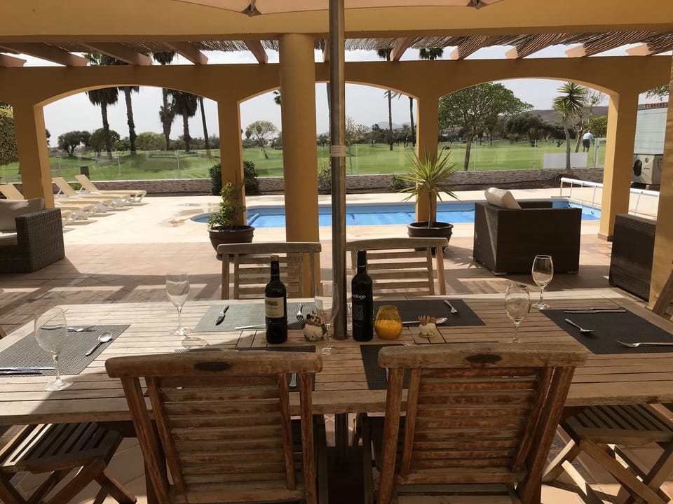 Outdoor Dining Area With To Golf