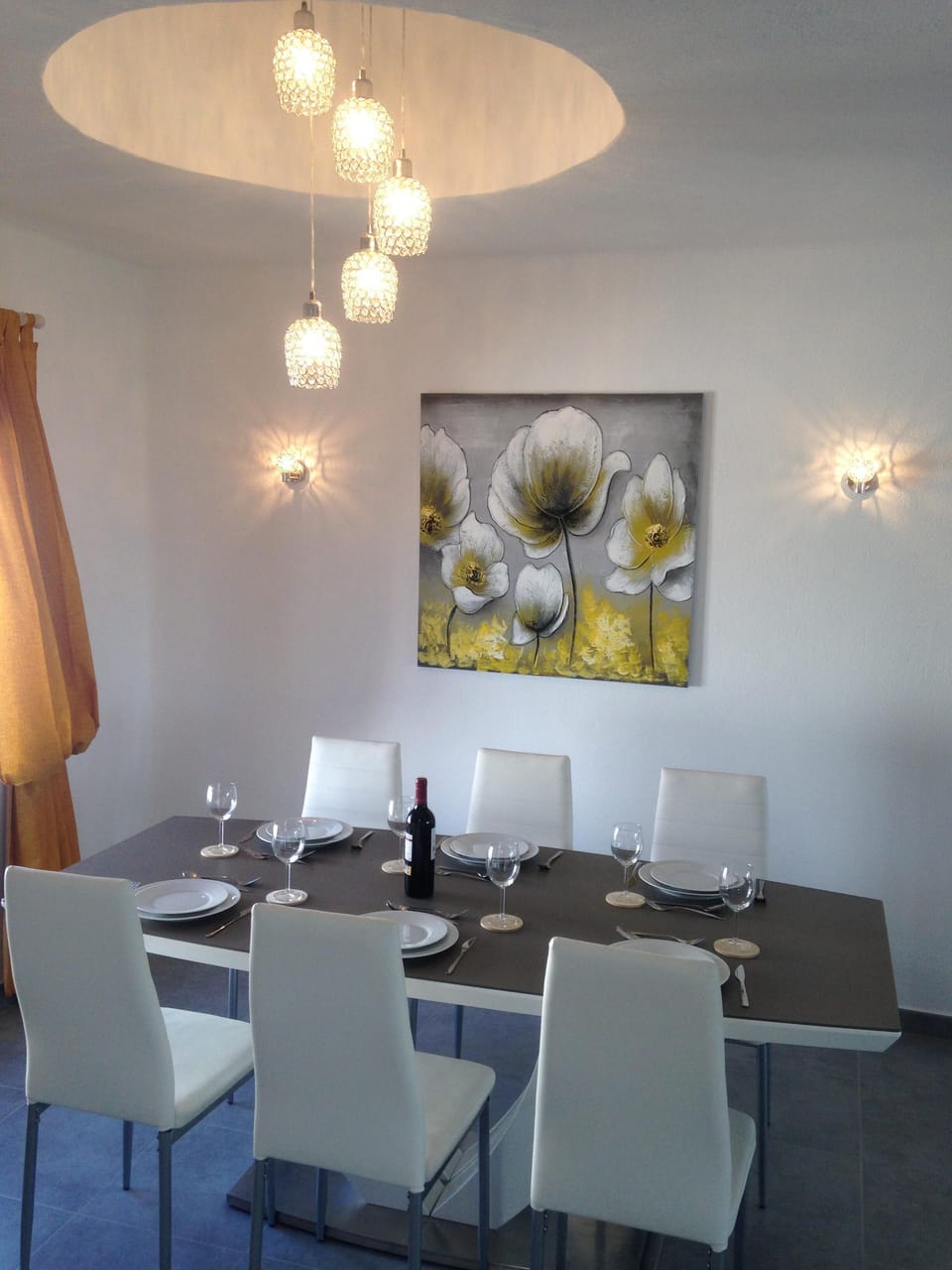 Indoor dining area