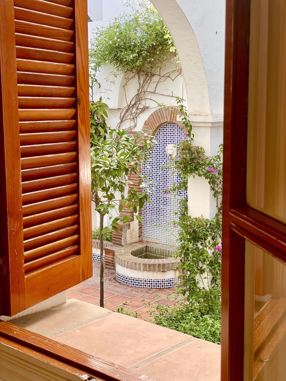 View from guest room