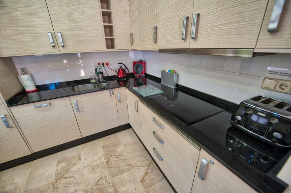 Fully stocked kitchen 