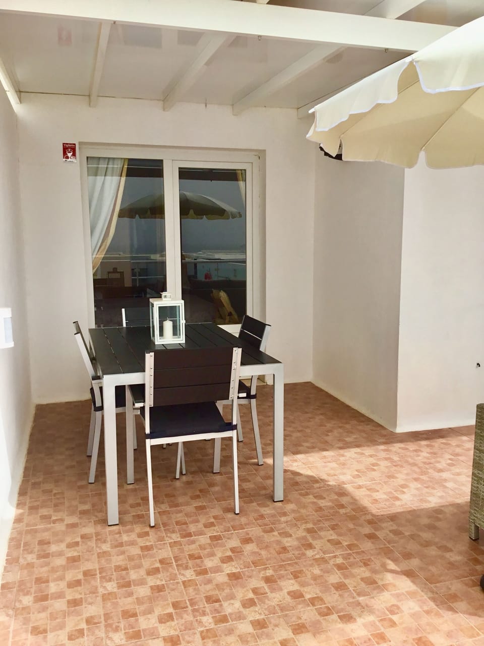 Terrace dining area