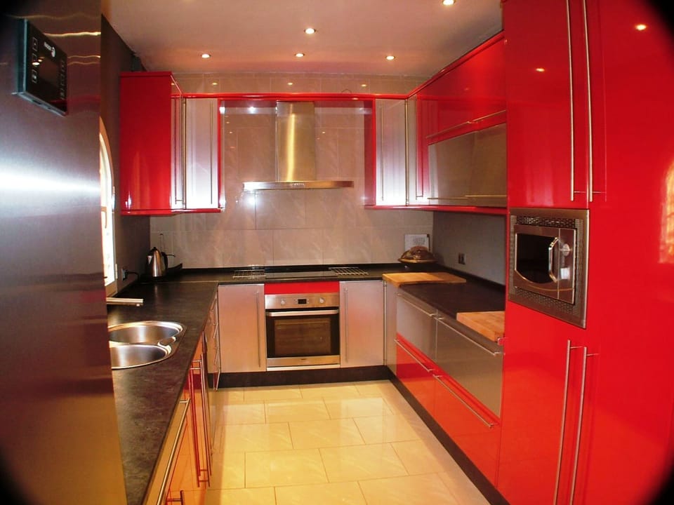 modern designed kitchen , very well equipped 