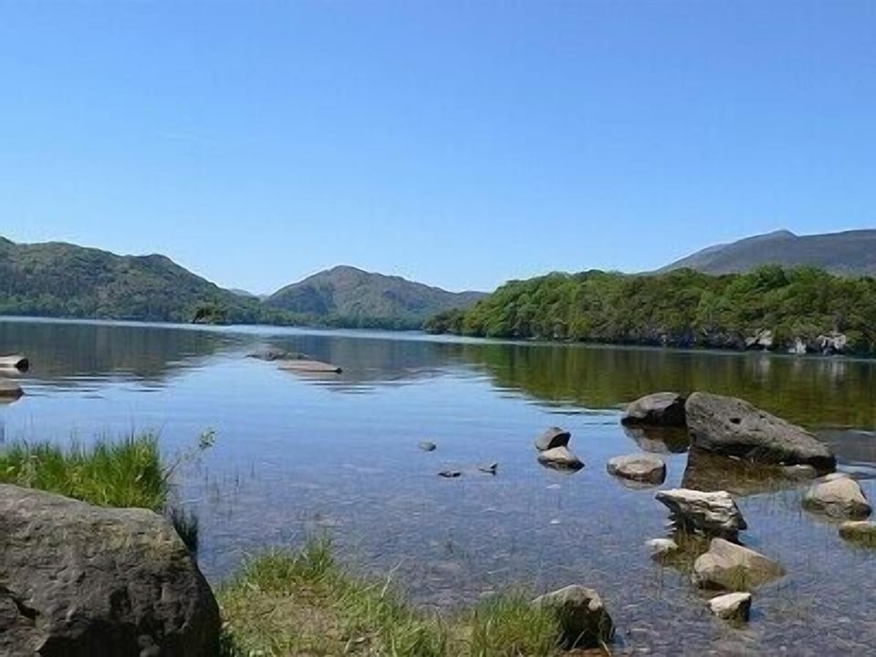 Caragh Lake just 20 minutes walk away