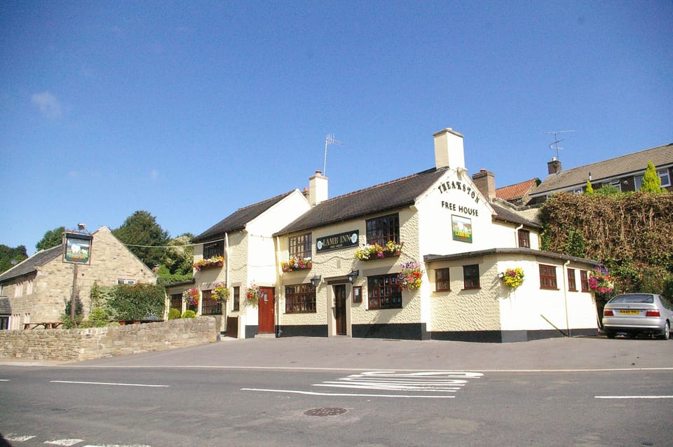 Lamb Inn across the road
