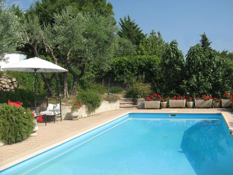 Beautiful pool terrace
