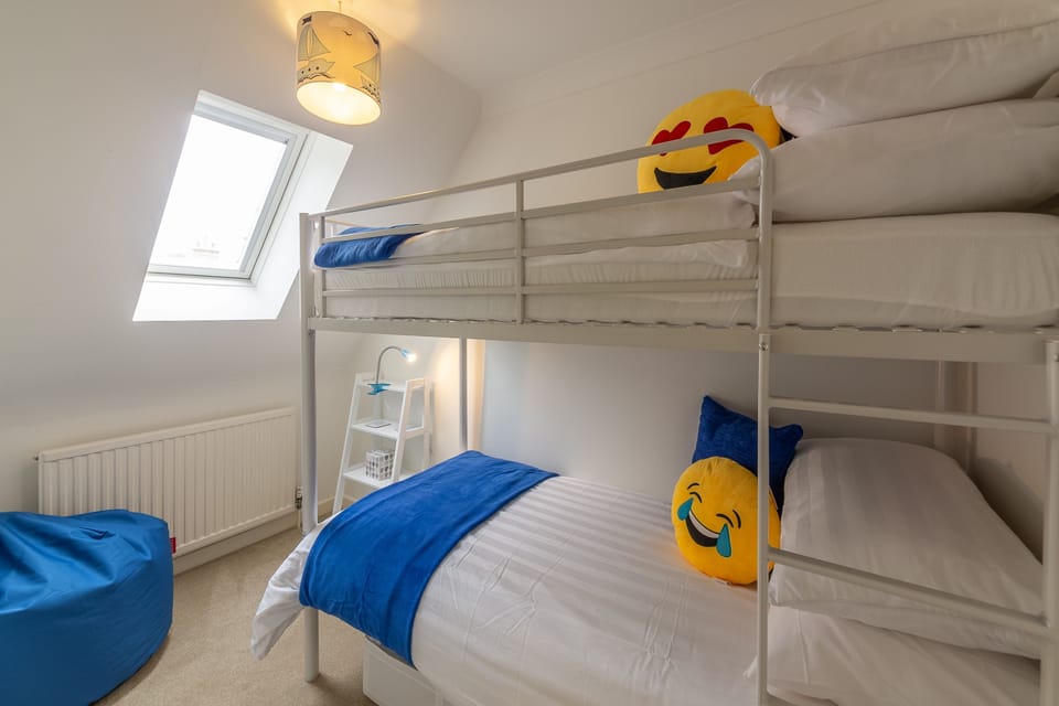 Second floor: Bedroom three, bunk room