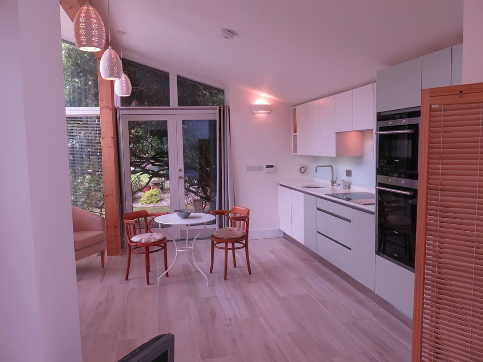 view of living /dining area