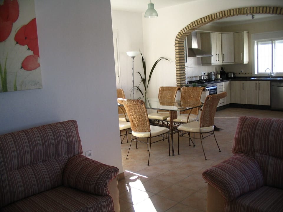 Open plan living area