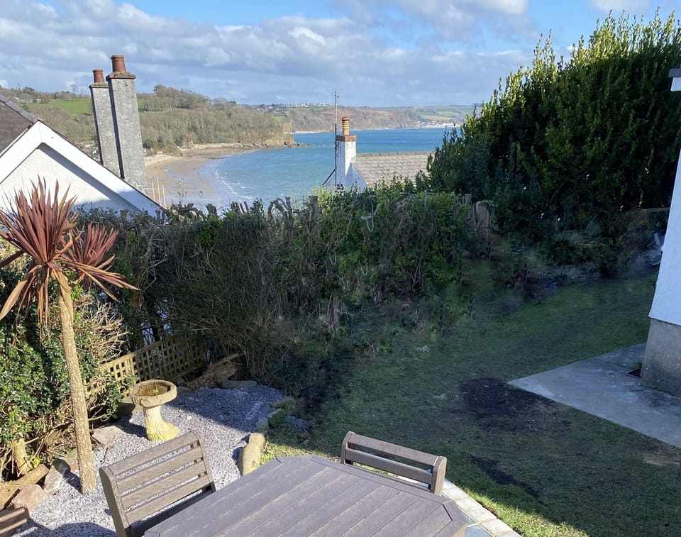 Sea view from the patio