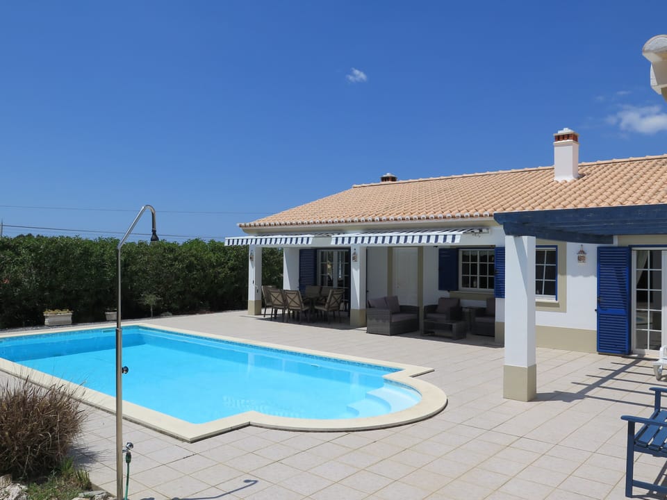 Rear of the villa