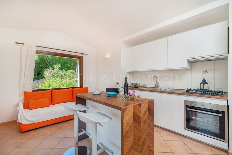 holiday villa for rent in Costa Paradiso with open space kitchen