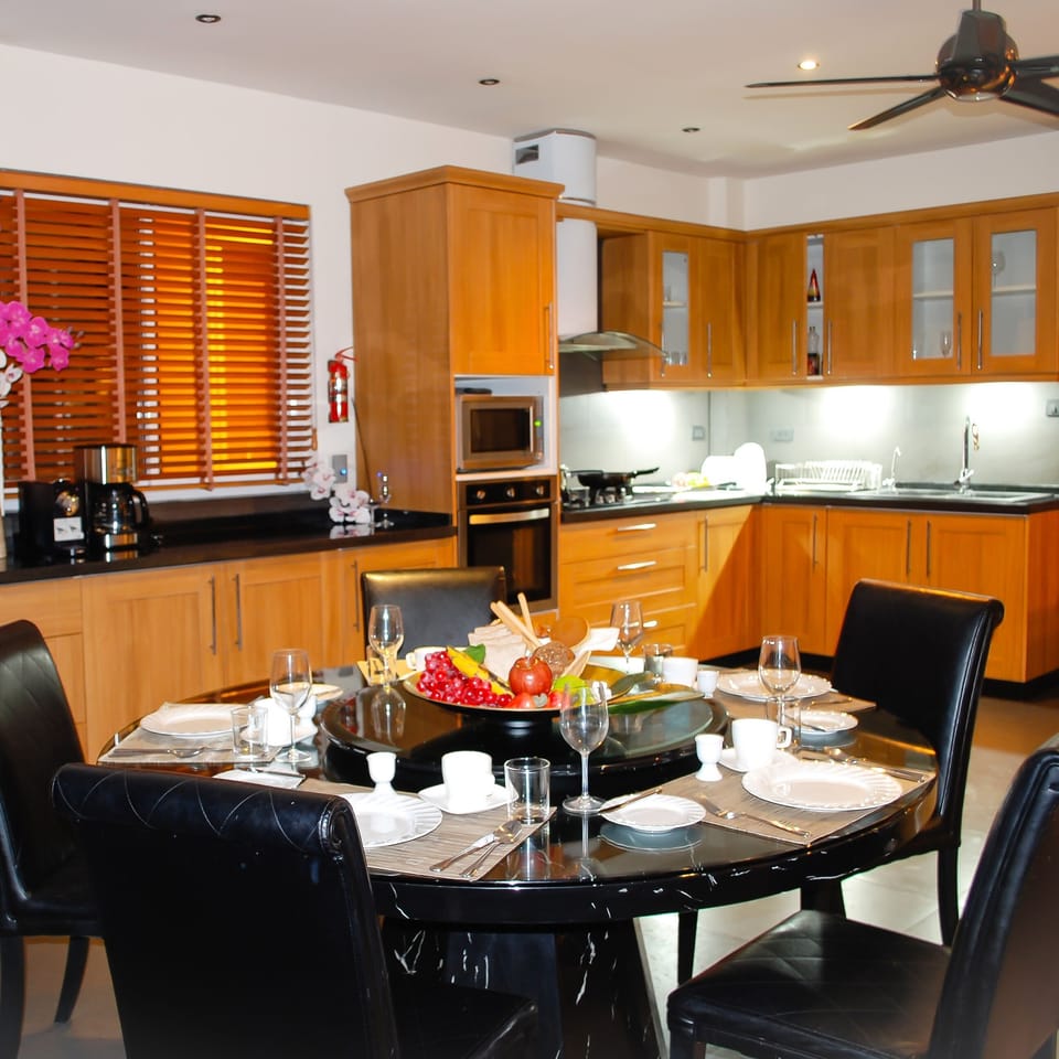Indoor Dining room Kitchen area