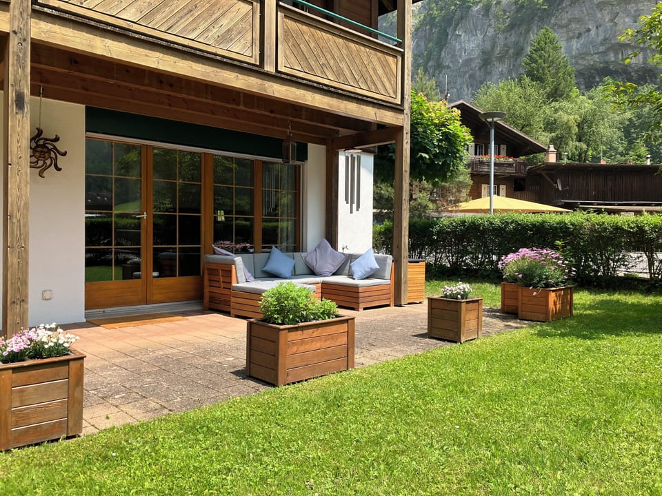 Patio and garden view (private space)