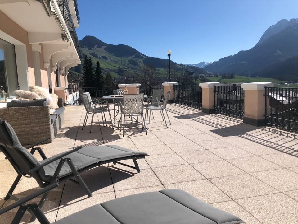 Private terrace for sunbathing and alfresco dining