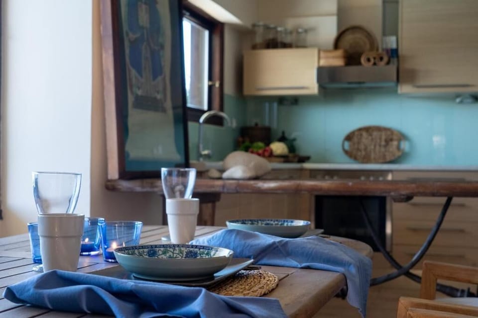Cozy indoor dining nook with coastal accents