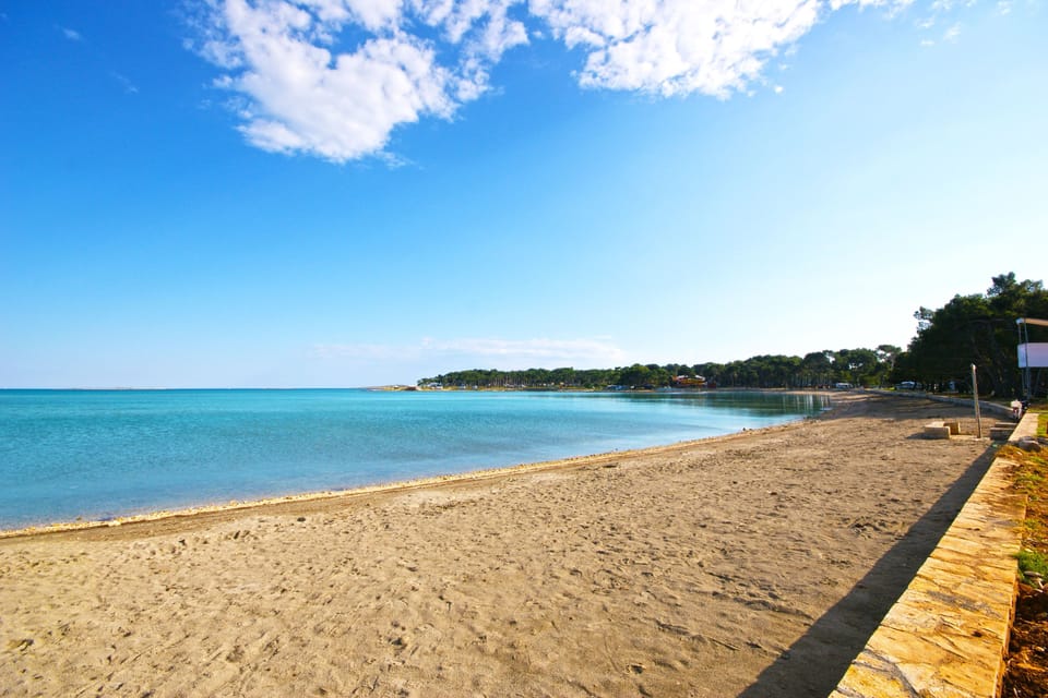 The Rabac beach, 25 minutes from the Villa Augustina
