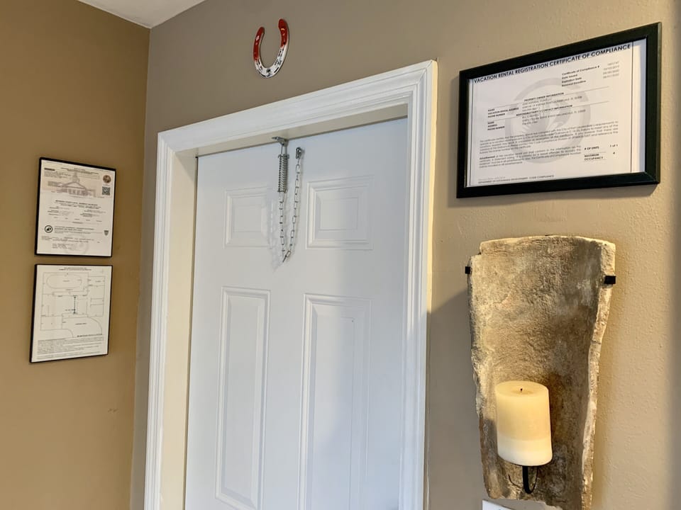 Fully licensed by City of Ft Lauderdale & State of FL, posted inside front door