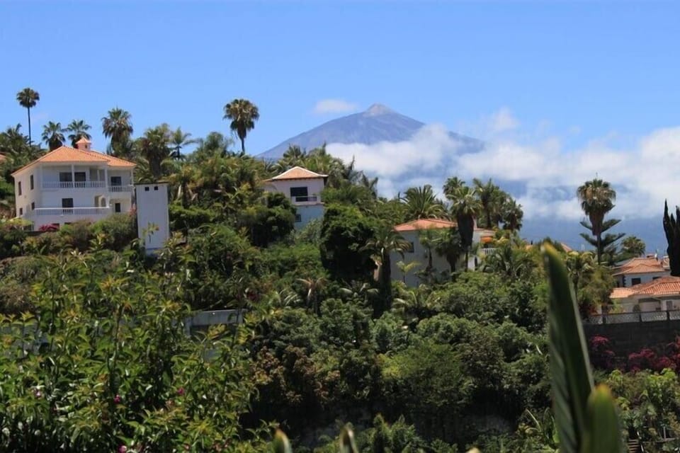 View of Mount Teide from the pool