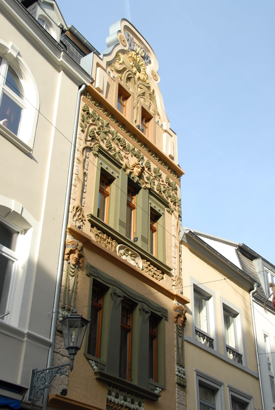 Most impressive art nouveau facade in Trier