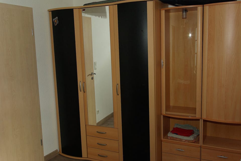 Wardrobe in the bedroom