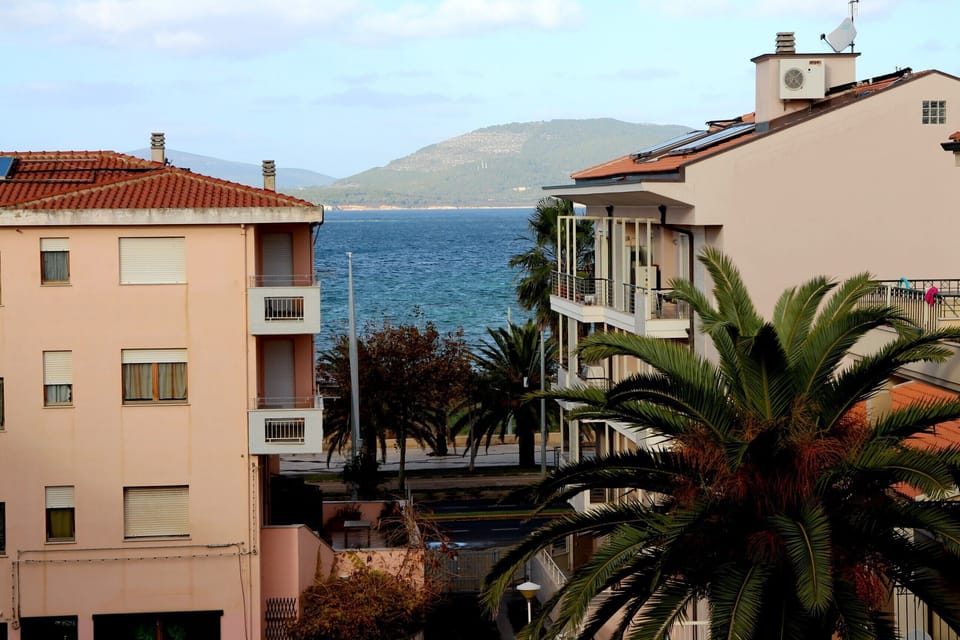 Sea view from the big balcony
