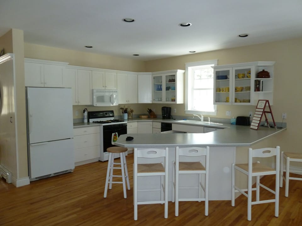 kitchen with large counter space